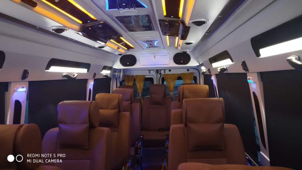 12 seater mini traveller bus booking