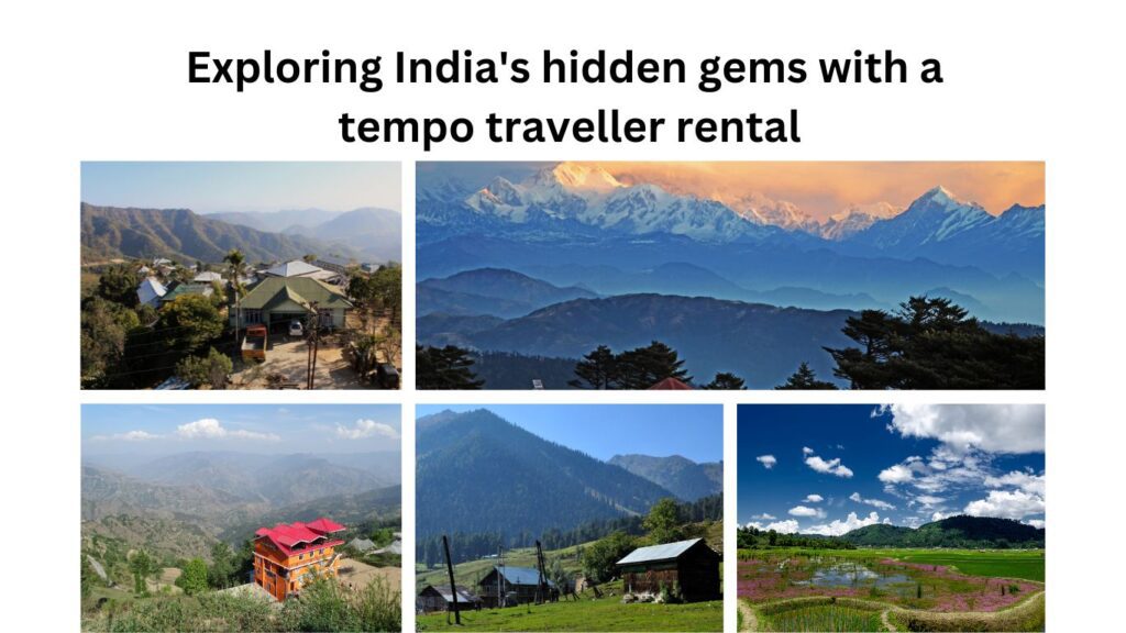 Exploring Indias hidden gems with a tempo traveller rental